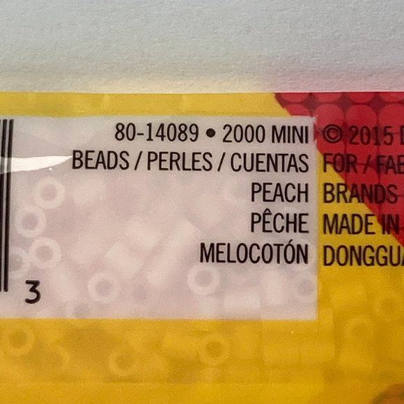 Perler Peach Mini Beads 39 Packs (2000 Beads per Pack) Craft Beads Small - Picture 9 of 15